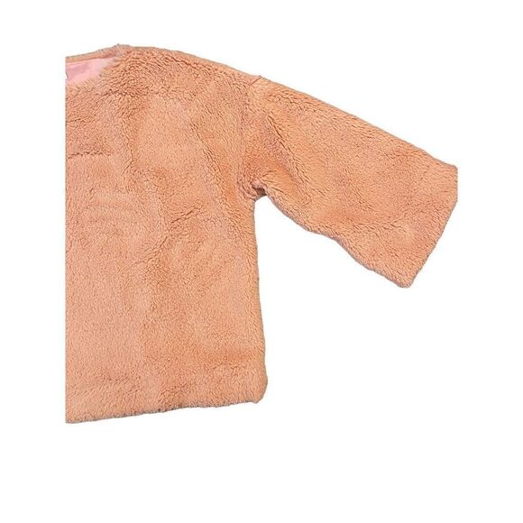 Madewell Superfurry Top Sweater Tinted Blush Pink Boxy Oversized Cozy Size Small - Picture 3 of 11